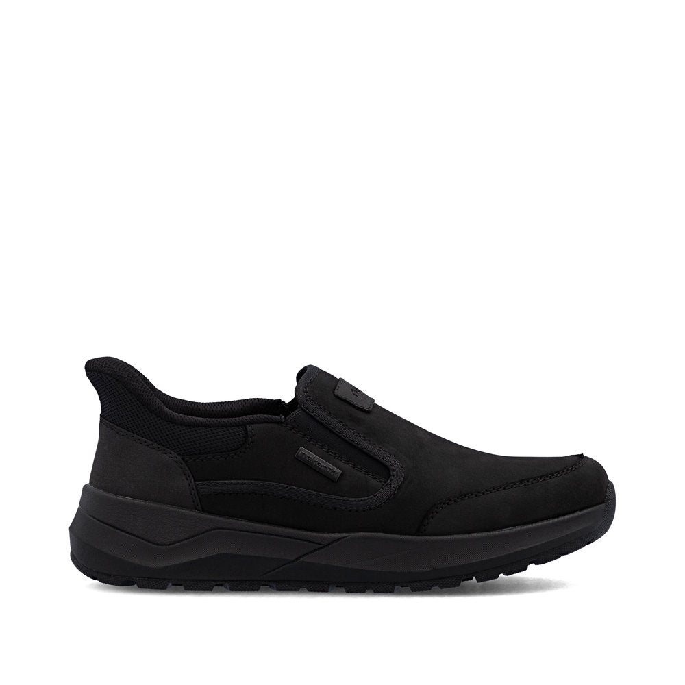 Rieker Herenslippers B2366, instapper voor heren, zwart 00, 45 EU