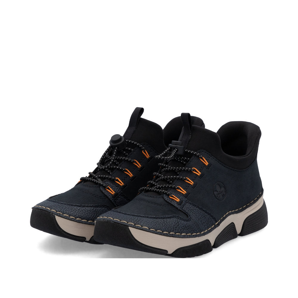 Rieker M0963 Scarpe Donna Basse In Pelle - Leggere E Flessibili Per La Primavera/Estate
