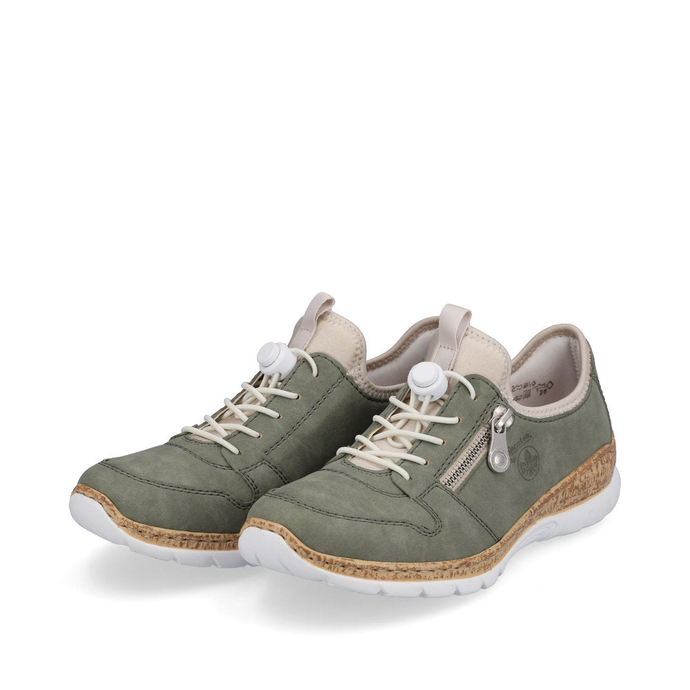 Rieker - Pantofola sintetica verde menta Taglia: 40 Normale Rieker - Pantofola sintetica verde menta Taglia: 40 Normale
